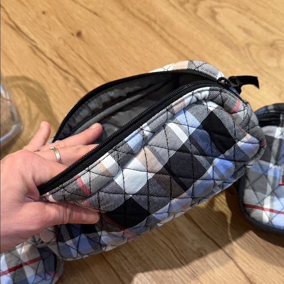 Vera Bradley Clear and Patterned Cosmetic Bag Set - Picture 5 of 8